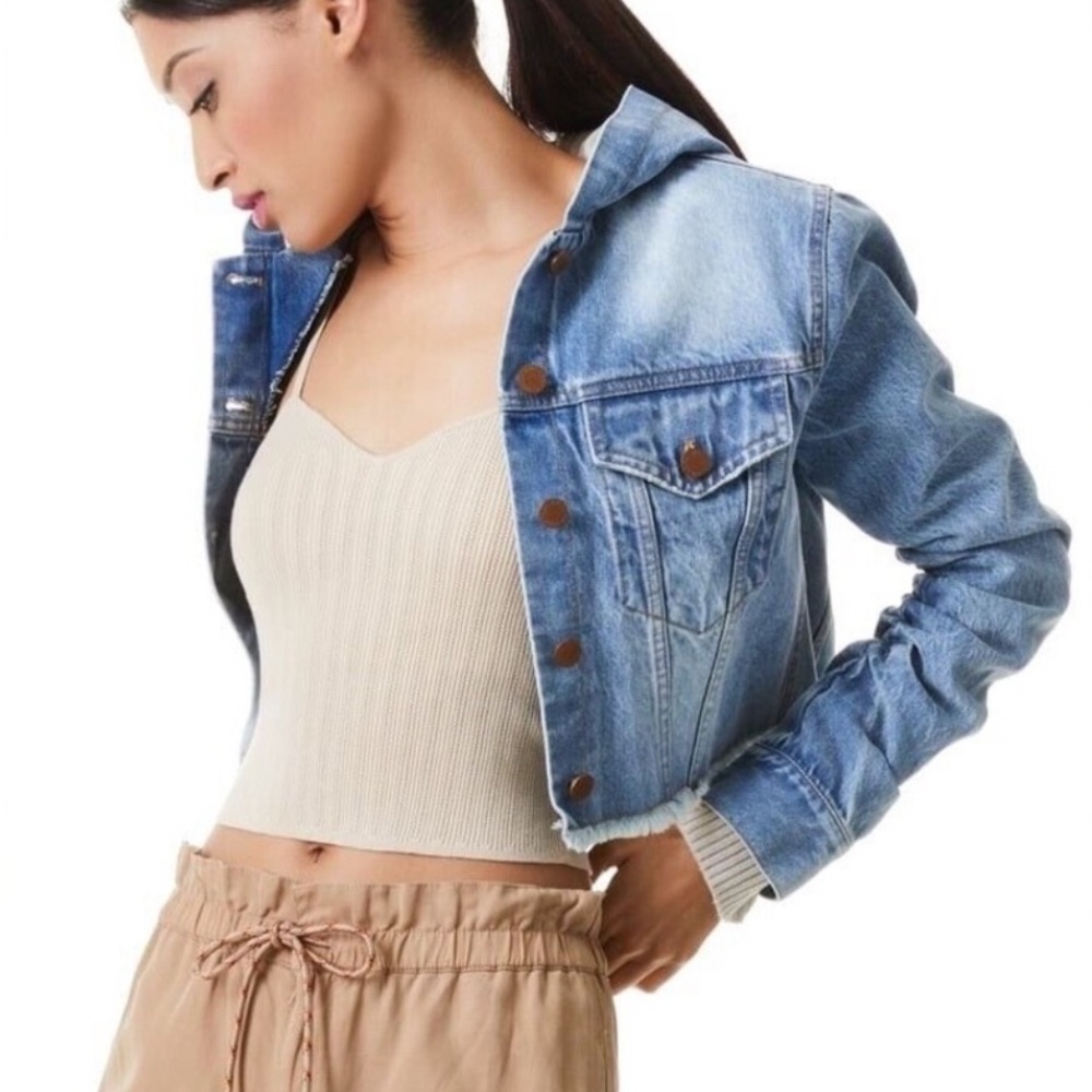 Alice + Olivia Blue Jean Jacket